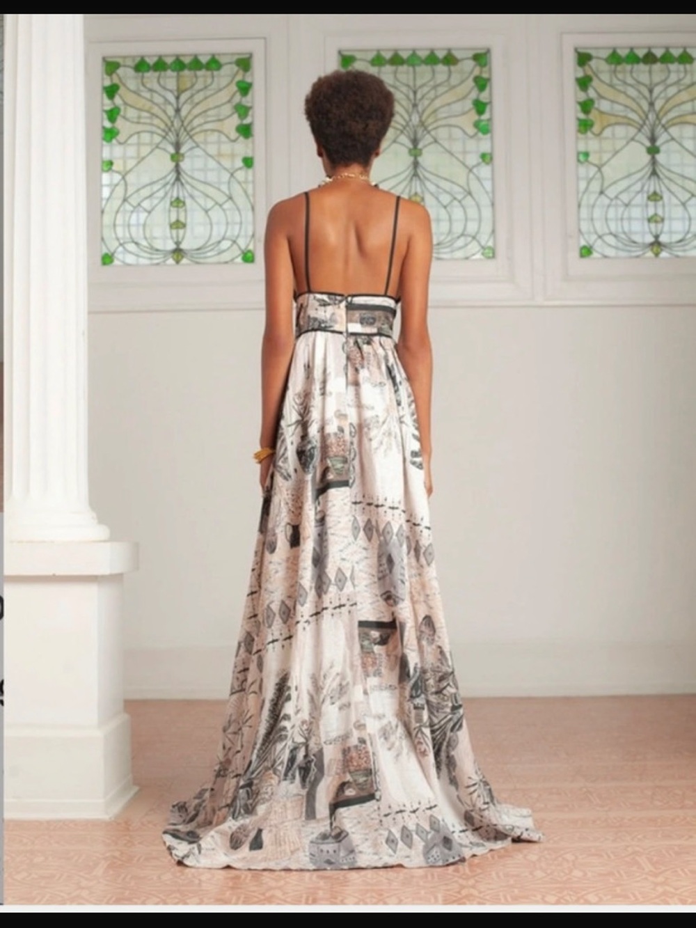 Ophelie Dress from the Galerie Blanc collection by Isla & White size M - Picture 2 of 13